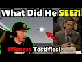 Witness Testifies Seeing A UFO!  What He saw Cost him his Career. UAP🛸👽