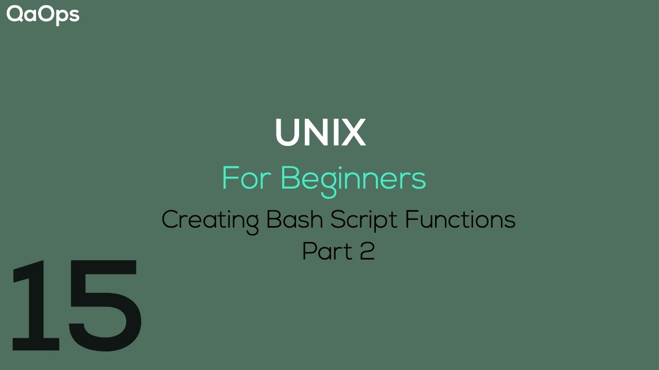 Bash Script | Creating functions Part 2