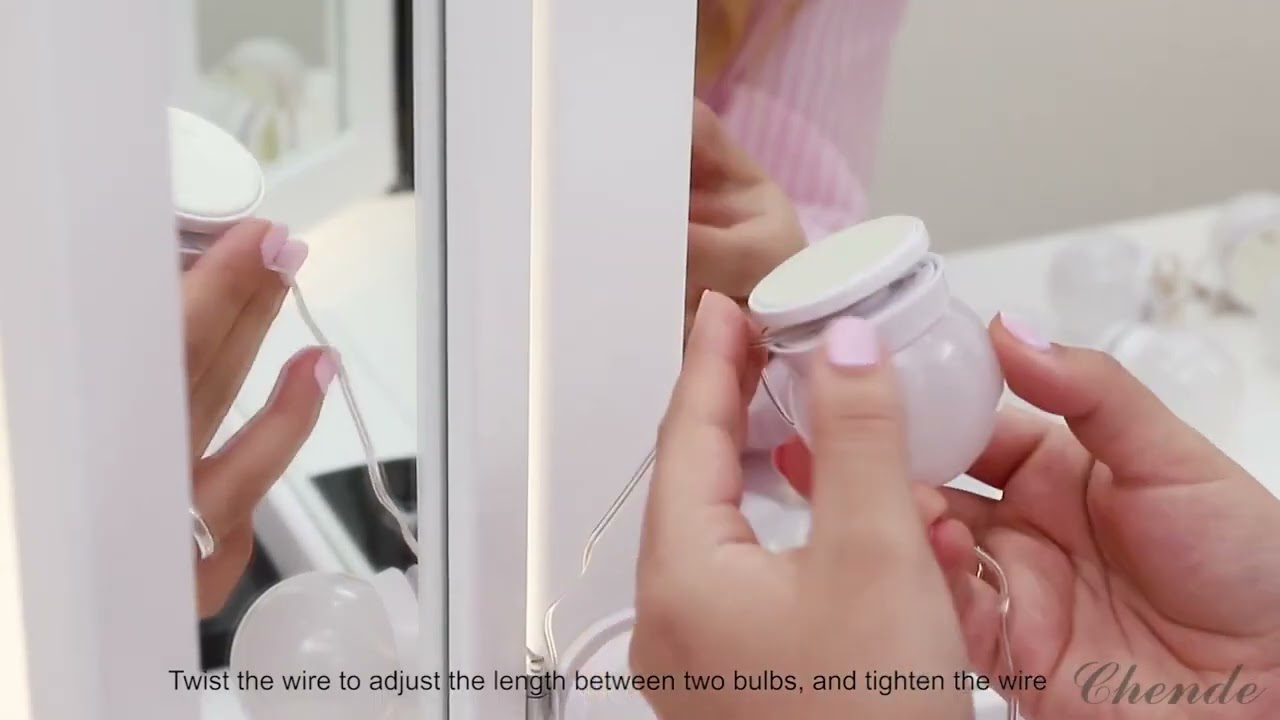 Hollywood Style LED Vanity Mirror Lights Kit with Dimmer