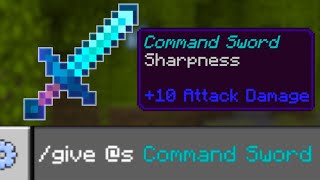 How to give enchanted & named items with commands!