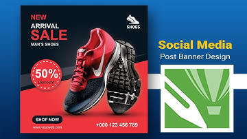 How to Create Products promotion banner design in CorelDraw
