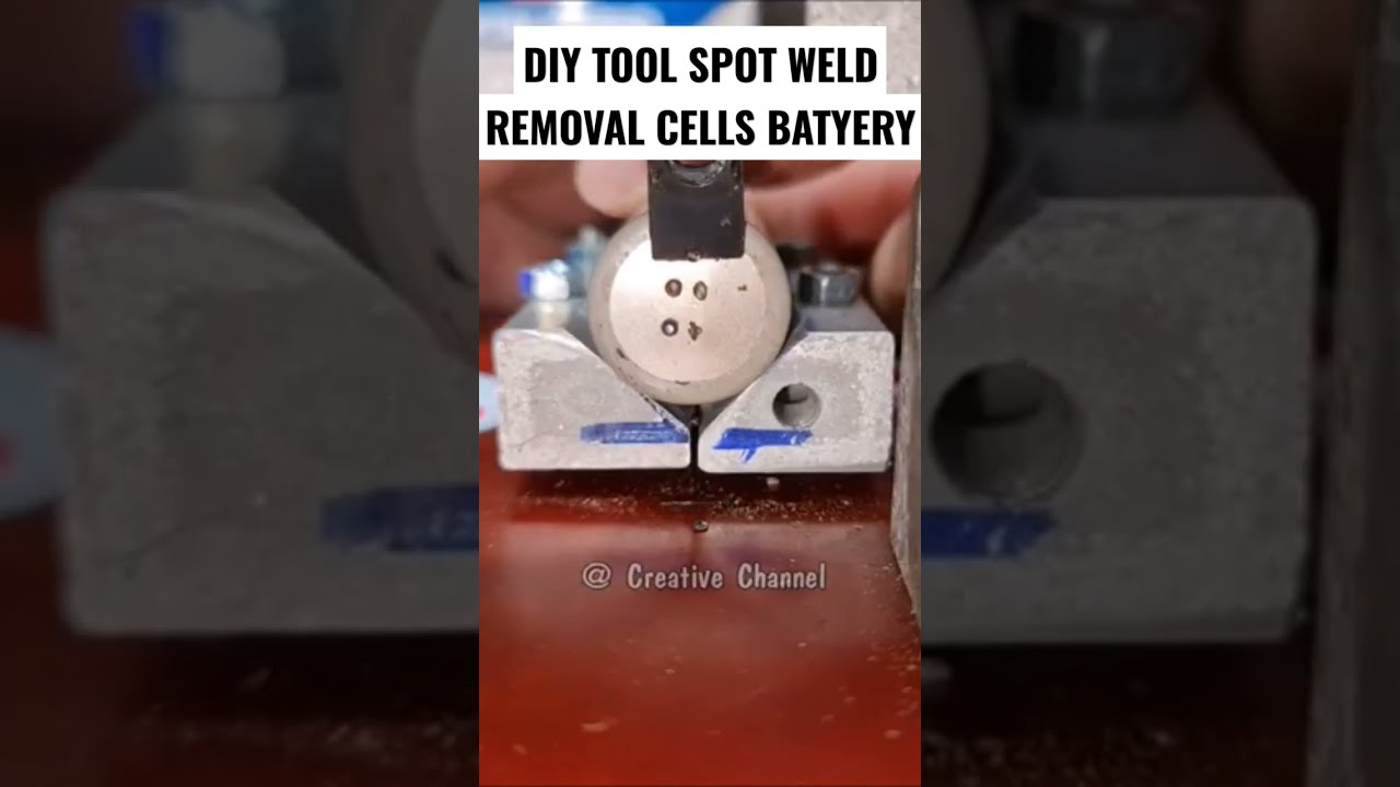 DIY TOOL SPOT WELD REMOVAL CELLS BATYERY 