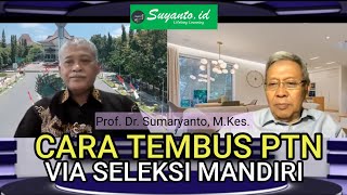 Rektor UNY: Seleksi Mandiri Masuk PTN, Sumbangan Menentukan?@Suyantoid