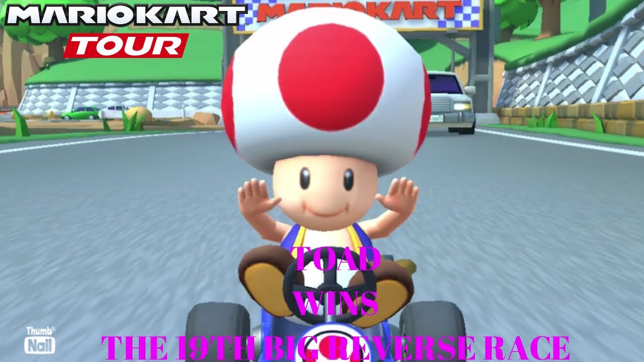 Toad Wins The 19th Big Reverse Race - YouTube