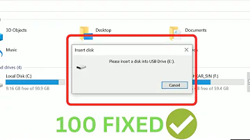 How To Fix Please Insert A Disk Into USB Drive Error || Windows Was Unable To Complete The Format