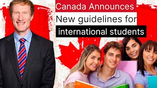 😱😱New rules for international students in Canada, starting 2024