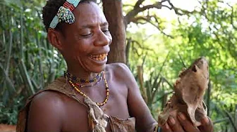 Hadzabe Tribe Bush Pig PREY Hunting and Cooking