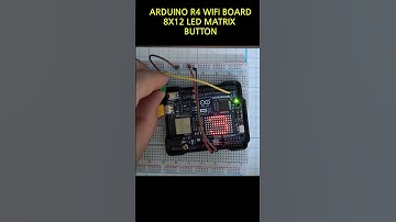 ARDUINO R4 WIFI + BUTTON = ???  #arduino #CODE #example