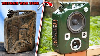 DIY Bluetooth Speaker from Old Fuel Tank Can