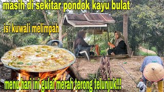 masak sayur terong gulat merah||di pondok kayu bulat