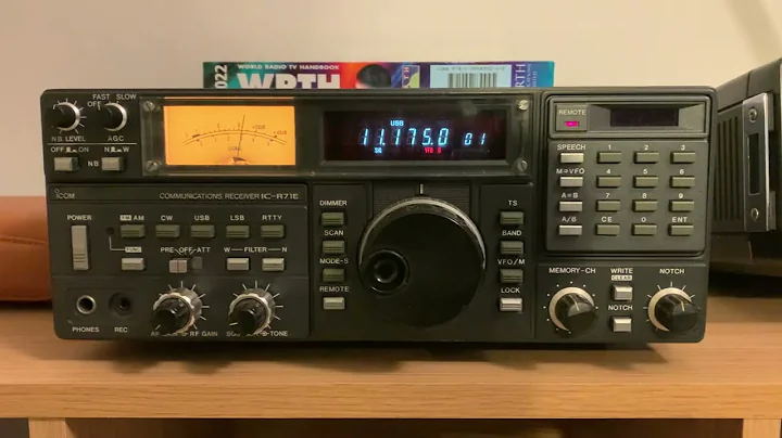 United States Air Force HFGCS 11.175 MHz, USB, Emergency Action Message copied with Icom IC-R71E