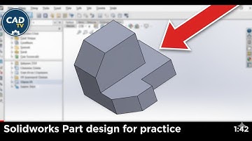 SOLIDWORKS Tutorial: Design a Mechanical Part 10 | Easy Step-by-Step Guide for Beginners