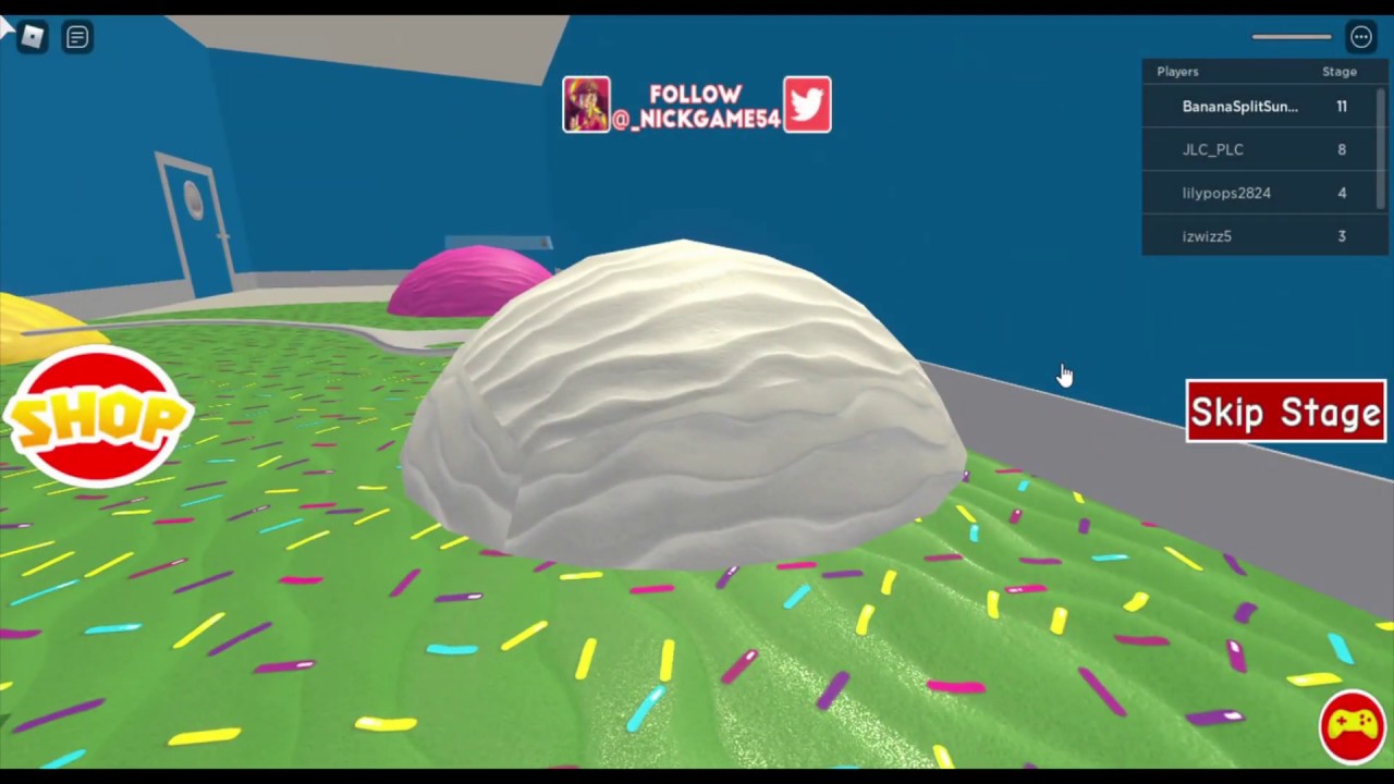 Playing Escape The Ice Cream Store Obby!!!!!😁 YouTube