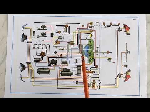 Проводка ГАЗ 21.   Kabelbaum GAZ 21.