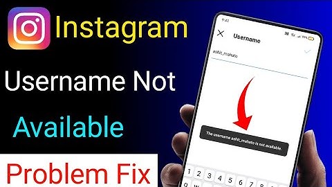 instagram username not available problem solve |instagram pe name change nahi ho raha hai
