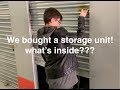 We bought a storage locker! will we find treasure or lose $$$?
