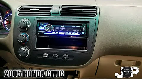 2005 Honda civic radio removal