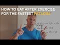 How to eat AFTER exercise for the FASTEST Fat Loss