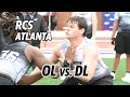 Rivals camp series atlanta ol vs dl part one