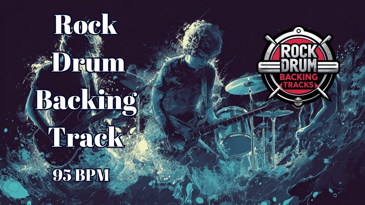 95 BPM Rock Drum Backing Track | Solid Stomp Beat