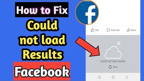 Fix Could Not Load Results Facebook || How to fix Facebook Search Problem 2022