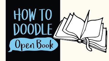 How to Draw an Open Book (Easy Step by Step Drawing and Coloring Tutorial)