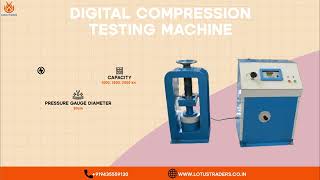Best Deal on Digital Compression Testing Machine | High-Quality Construction Equipment–Lotus Traders