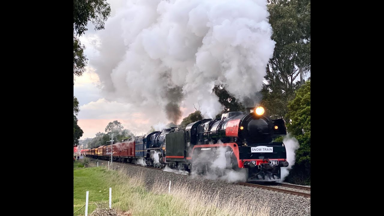 SRV Traralgon snow train 5/8/23 YouTube