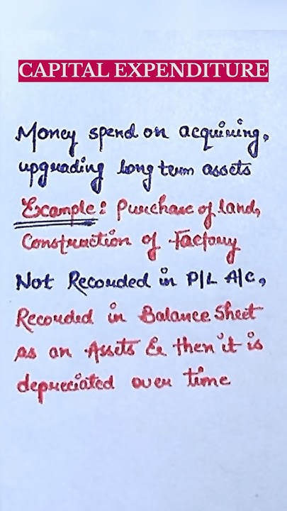 What Is Capital Expenditure Capital Vs Revenue Expenditure Class 11 what-is-capital-expenditure-capital-vs-revenue-expenditure-class-11