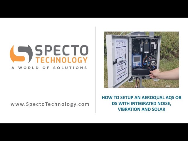 How to setup an Aeroqual AQS or DS with integrated Noise, Vibration and Solar