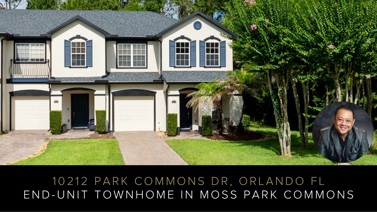 10212 Park Commons Dr, Orlando FL | End-Unit Townhome in...