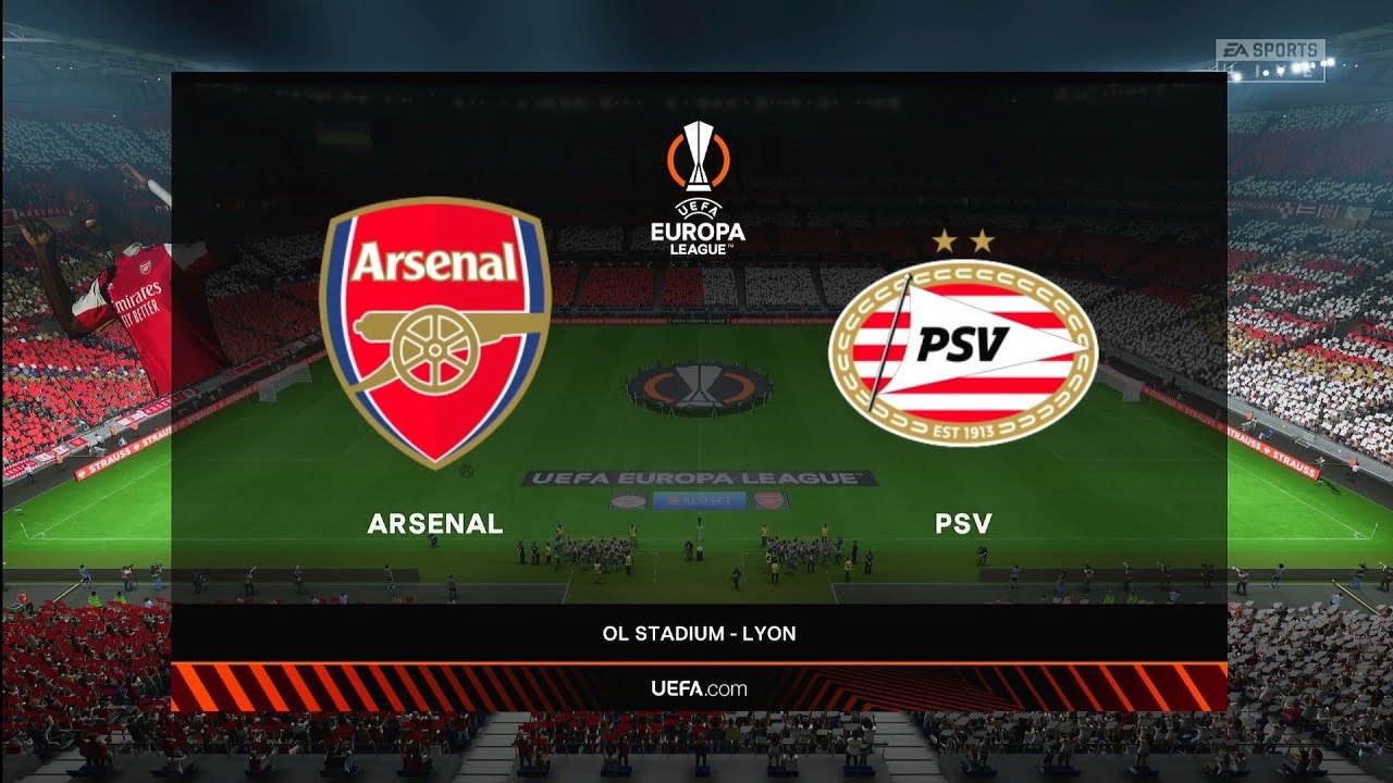 FIFA 23: Arsenal vs PSV - UEFA Europa League - Full Match
