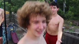 Insane kid does quad flip off stomach! (Pre meetup)
