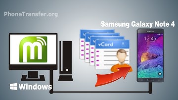 How to Import Contacts from vCard to Samsung Galaxy Note 4, Sync VCF Files to Galaxy Note 4