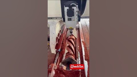Woodstar Best CNC Router in India with Rotary lathe function | +91 76679 66699 #cncrouter #trending