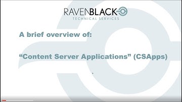 Content Server Applications (CSApps) overview
