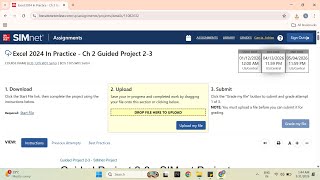 Excel 2024 In Practice - Ch 2 Guided Project 2-3