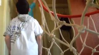 Mini basketball trick shots 3