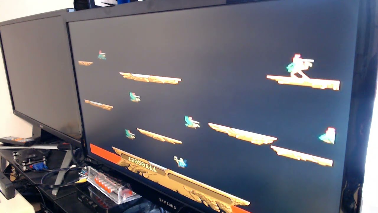 Sony Playstation 2, Midway Arcade Treasures, Joust, 22050 points