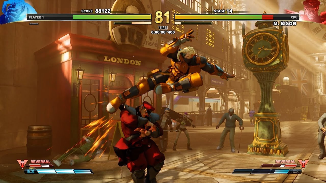 Street Fighter V Arcade Edition Survival Mode (Hard) Nash 01