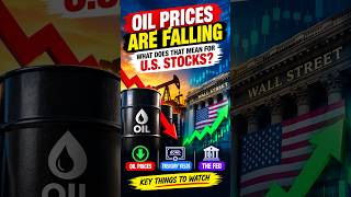 Oil Prices Crash — What Happens to US Stocks 📉 #stockmarket #federalreserve #investing #shorts