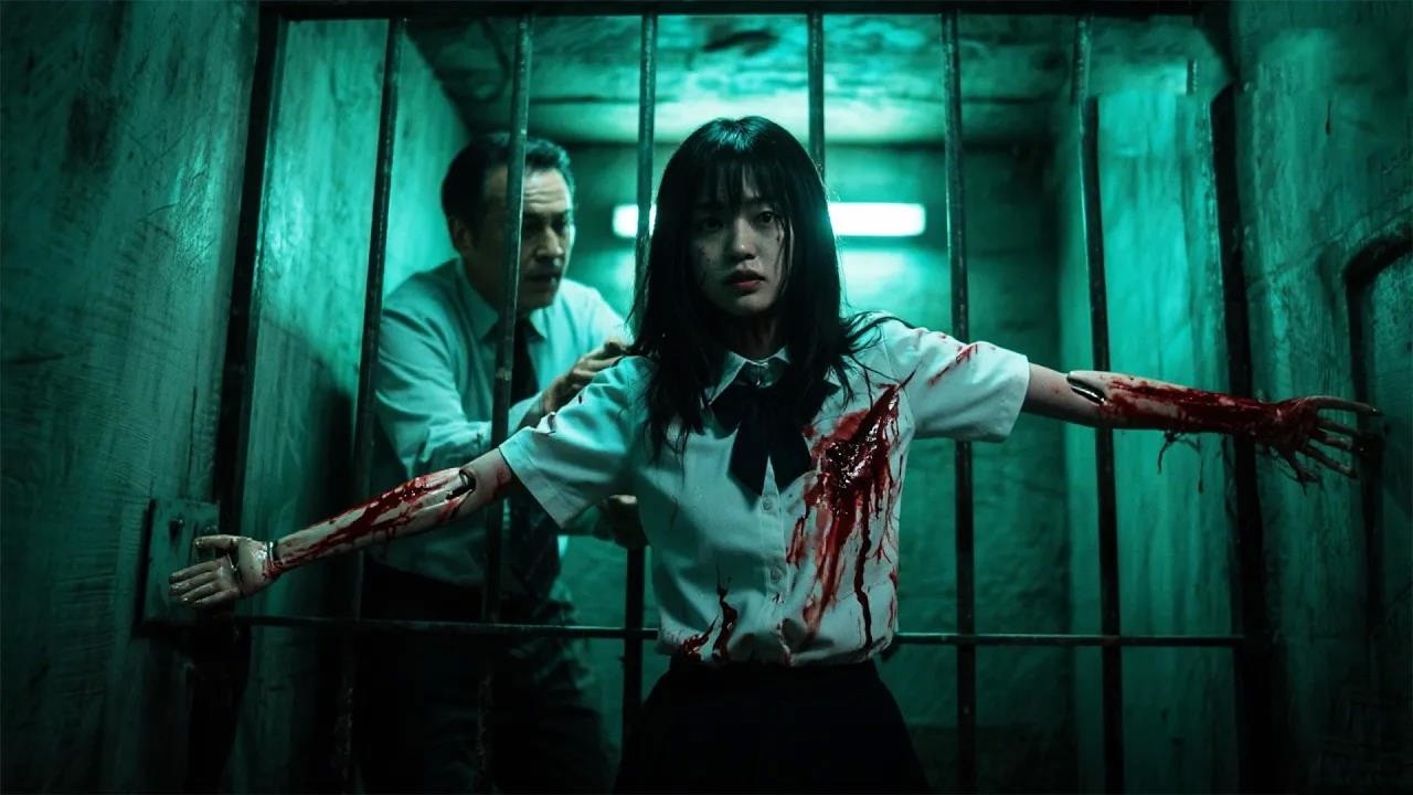 夜魔侵襲！女學生遭老師囚禁地下室，淪為嗜血傀儡 ！#movie #怪獸 #恐怖 #電影 #外星人 #異形 #怪獸 #科幻