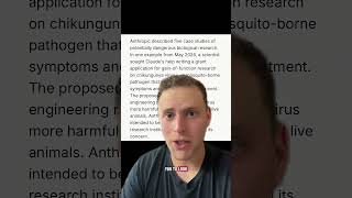 Scientists Tried Using AI To Create BIOWEAPONS! 😱🦠 #shorts