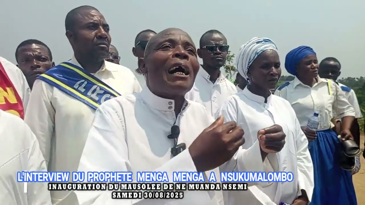 Parole du prophète Menga Menga à Nsukumalombo. Inauguration de mausolée de Né Muanda nsemi