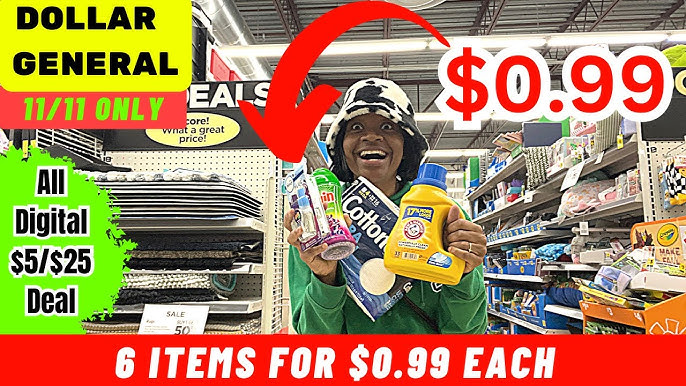 Dollar General $5 Off $25 Haul 10/7, 7 items for FREE + $2 Moneymaker