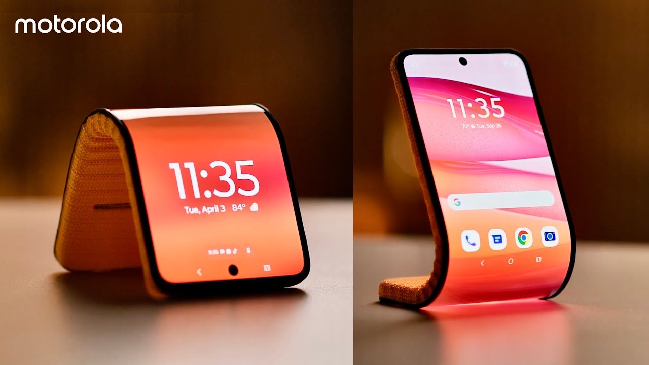 Motorola Flexible Smartphone - Hands On Video 