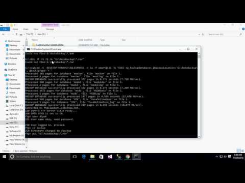 How to Take SQL Server Auto Backup and Zip bak File and Transfer Via FTP