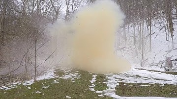 Tannerite Exploding target vs Snowman