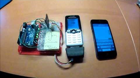 Arduino SonyEricsson SMS