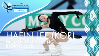 Haein Lee Kor Women Free Skating Four Continents Championships Beijing 2026